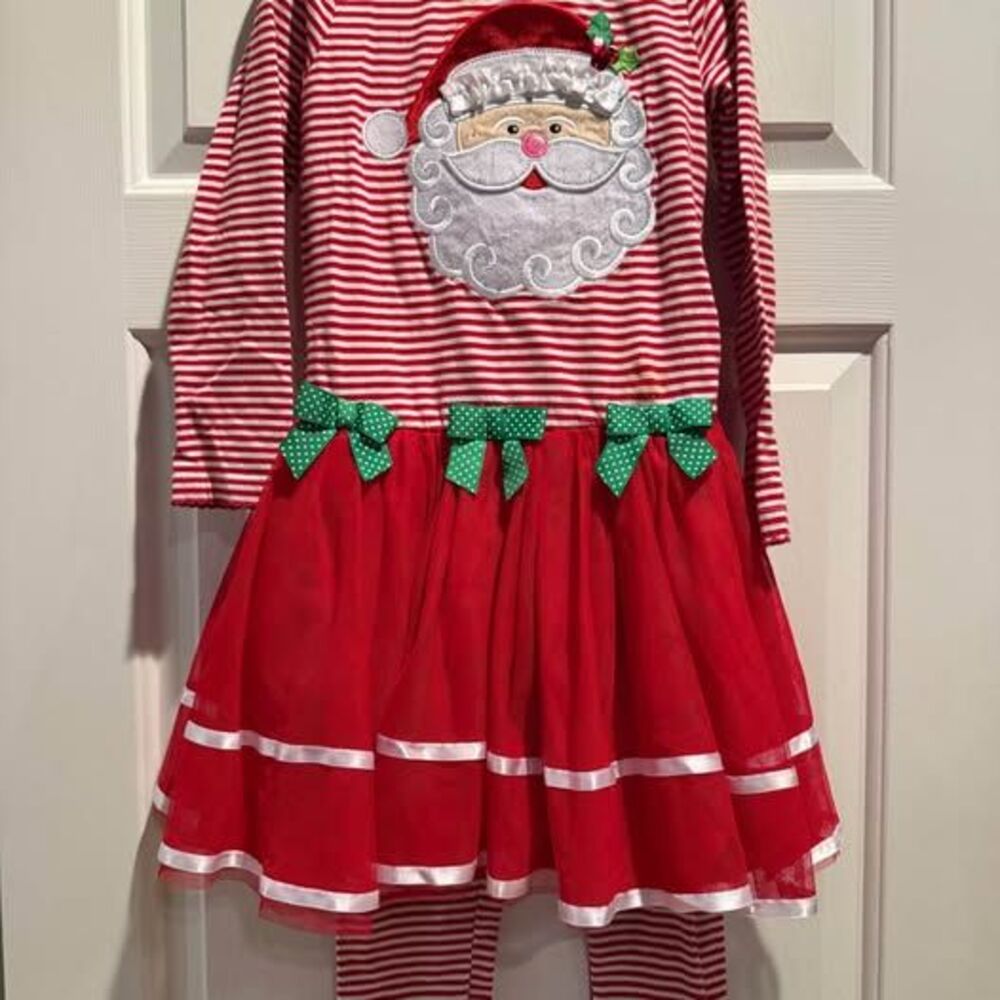 Rare Editions Santa Christmas Outfit Size 6X